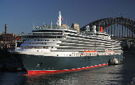 Collection of pictures of Cunard Queen Victoria in Sydney Harbour